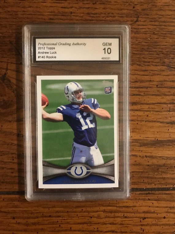 Andrew Luck Topps Football Card Graded PGA 10 (as Pictured) (original  Issue) (05737) - Etsy