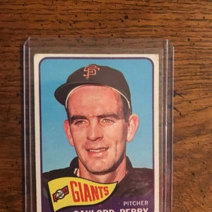 Gaylord Perry 1965 Topps Baseball Card (As Pictured) (Original Issue) (2819)
