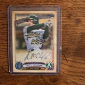 Matt Chapman Autograph Gypsy Queen Tarjeta de béisbol (edición original) (2684)