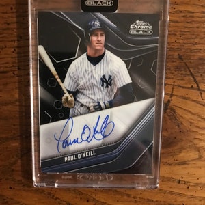 Paul O'neil Autograph Topps Black Chrome (numéro original) (comme sur la photo) (2621)