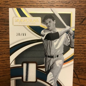 Bill Skowron Game Used Aufnäher. Panini Immakulata (Originalheft) (Wie abgebildet) (2244)