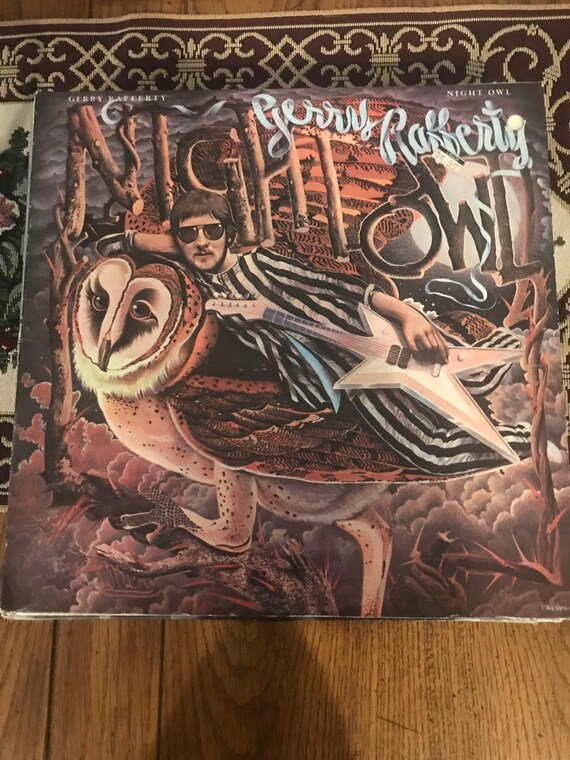 ジェリー・ラファティ LP ナイト・アウル (6-36) - Etsy 日本