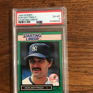 Tarjeta de béisbol de Don Mattingly de 1989, alineación titular, PSA 6 (edición original) (como se muestra) (5924)