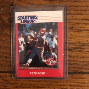 Tarjeta de béisbol de Pete Rose de 1988 (Edición original) (Como se muestra) (5910)
