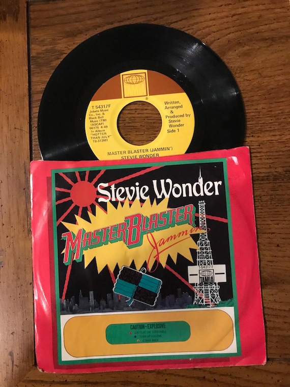 Stevie Wonder 45 Master Blaster (483) - Etsy