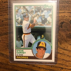 Tarjeta de béisbol Steve Garvey 1983 Topps Update (edición original) (como se muestra) (2584)