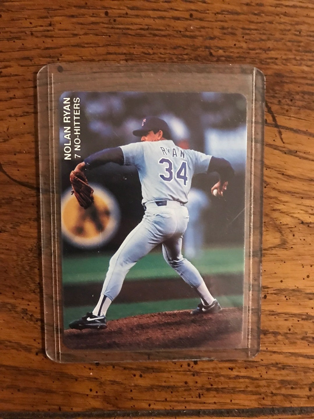 Nolan Ryan 1992 Mother's Cookies Baseball Card Number 6 (as
