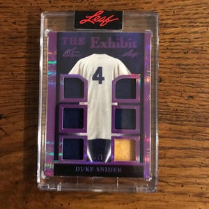 Duke Snider 3/5 Leaf Game Used Memorabilia Card Baseball Card (Wie Abgebildet) (Original Heft) (5382)