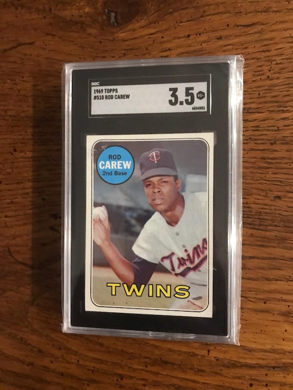 Rod Carew 1969 Topps Graded SGC 3.5 (as Pictured) (original Issue) (5805) - Etsy Rod Carew 1969 Topps Graded SGC 3.5 (as Pictured) (original Issue) (5805) - Etsy