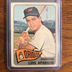 Luis Aparicio 1965 Topps Baseball Card (come nella foto) (edizione originale) (1758)