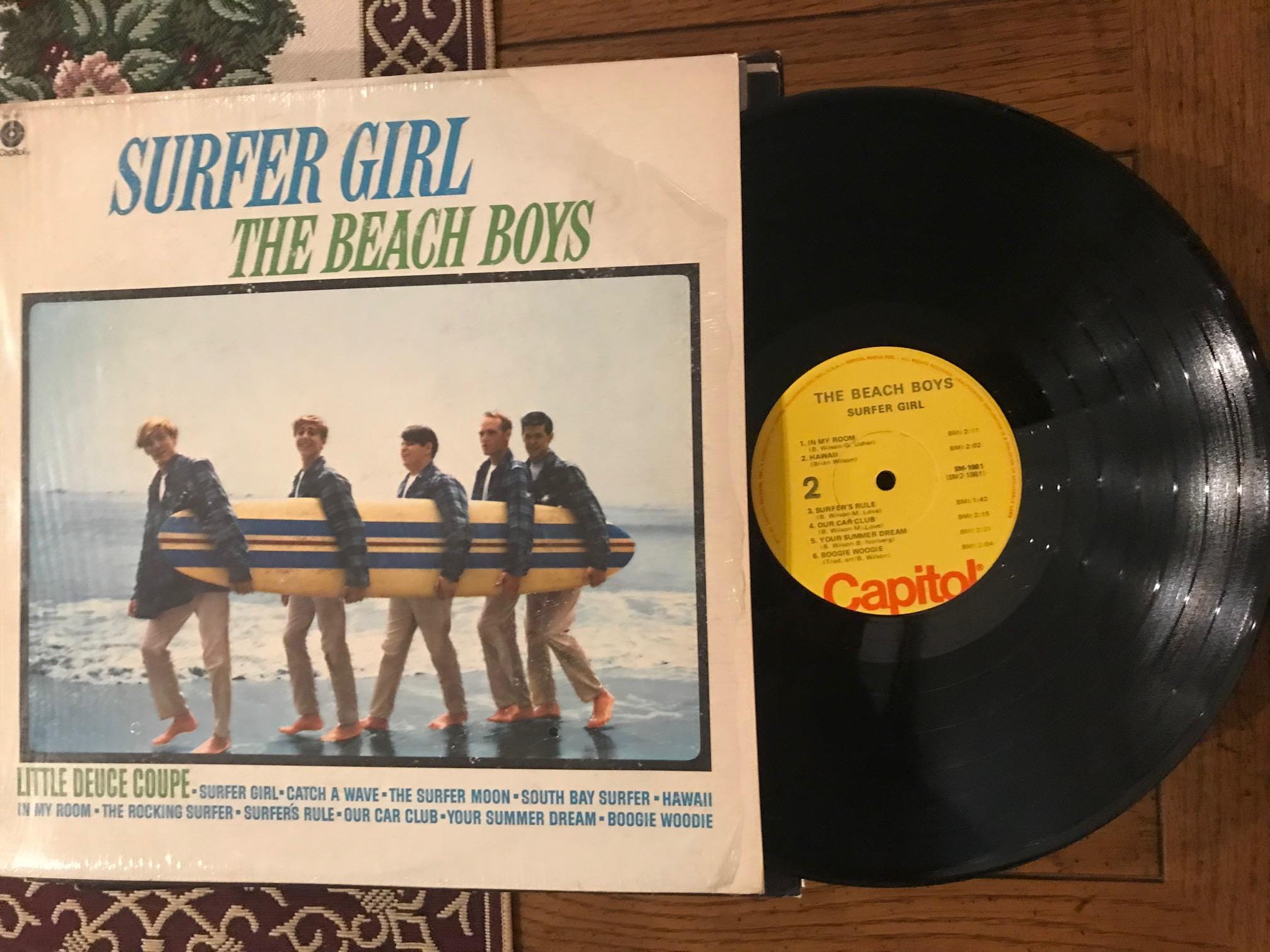 ビーチ・ボーイズ LP サーファー・ガール (B7) - Etsy 日本