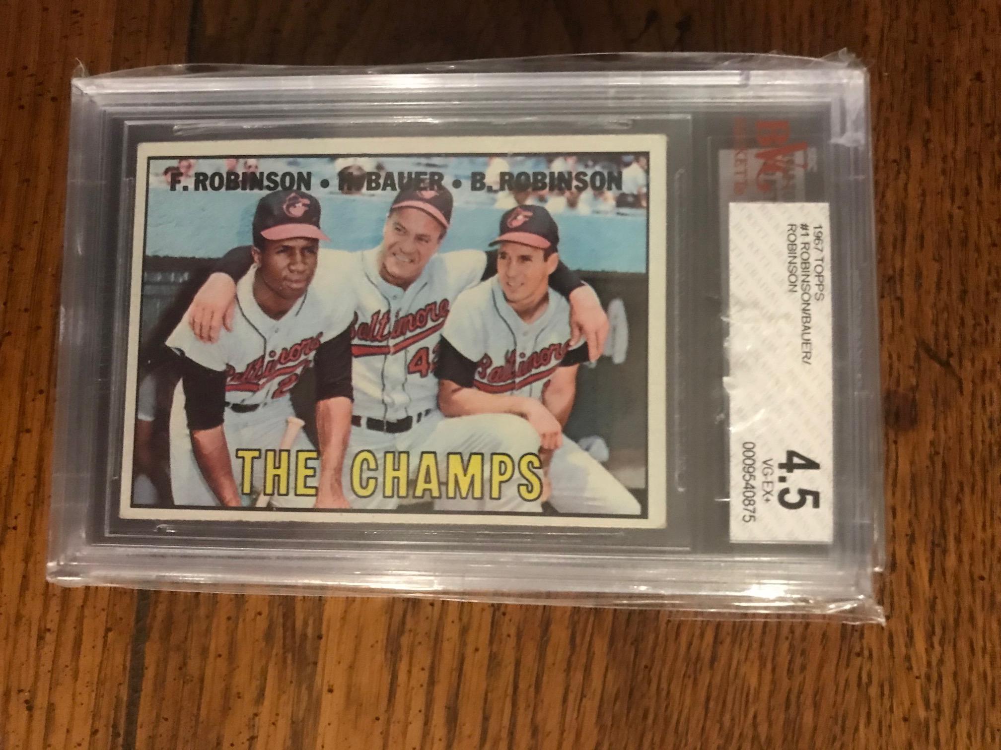 ザ・チャンプス 1967 Topps ベースボールカード ベケット 4.5 
