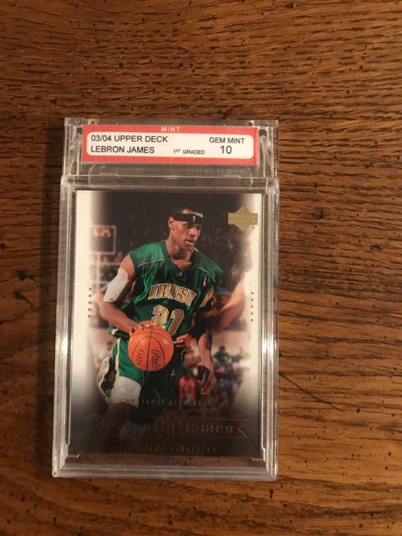 Lebron James Rookie 2003/04 Upper Deck Redemption Basketball Card. Graded 10 1st Graded (original Issue) (as Pictured) (5598 - Etsy Lebron James Rookie 2003/04 Upper Deck Redemption Basketball Card. Graded 10 1st Graded (original Issue) (as Pictured) (5598 - Etsy
