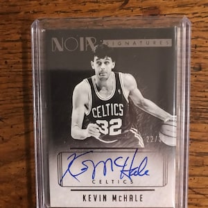 Kevin McHale Autograph 22/35 Panini Noir Basketballkarte, kostenloser Versand in den USA (wie abgebildet) (03608)