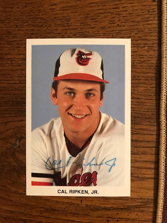 Cal Ripken Autograph on an Unused Post Card (original Issue) (6502