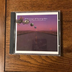 Deep Purple CD Nobody&#39;s Perfect  free shipping In USA (CD-1)