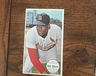 ボブ・ギブソン 1972 Topps ベースボールカード (オリジナル版) (写真 