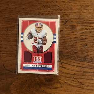 Ballon de football Adrian Peterson, double écusson, Hometown Heroes (original) (04370)