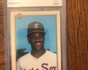Sammy Sosa Graded BCCG 1990 Tarjeta de béisbol Bowman (edición original) (como se muestra en la imagen) (1630}