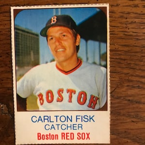 Carlton Fisk 1975 Hostess Baseball Card (Original Issue) (As Pictured)  (1594}
