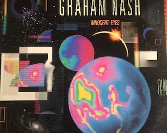 Graham Nash LP Innocent Eyes  free shipping In USA  (B002)