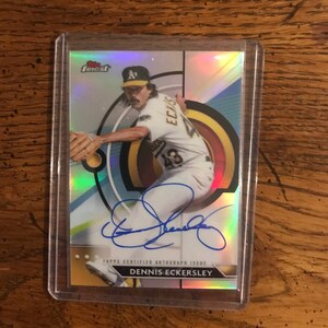 Dennis Eckersley Autograph Topps Finest (Original Issue) (As 