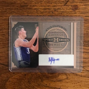 Carte de basket-ball de 15/35 feuilles autographes Kyle Filopowski (édition originale) (comme sur la photo) (4358}