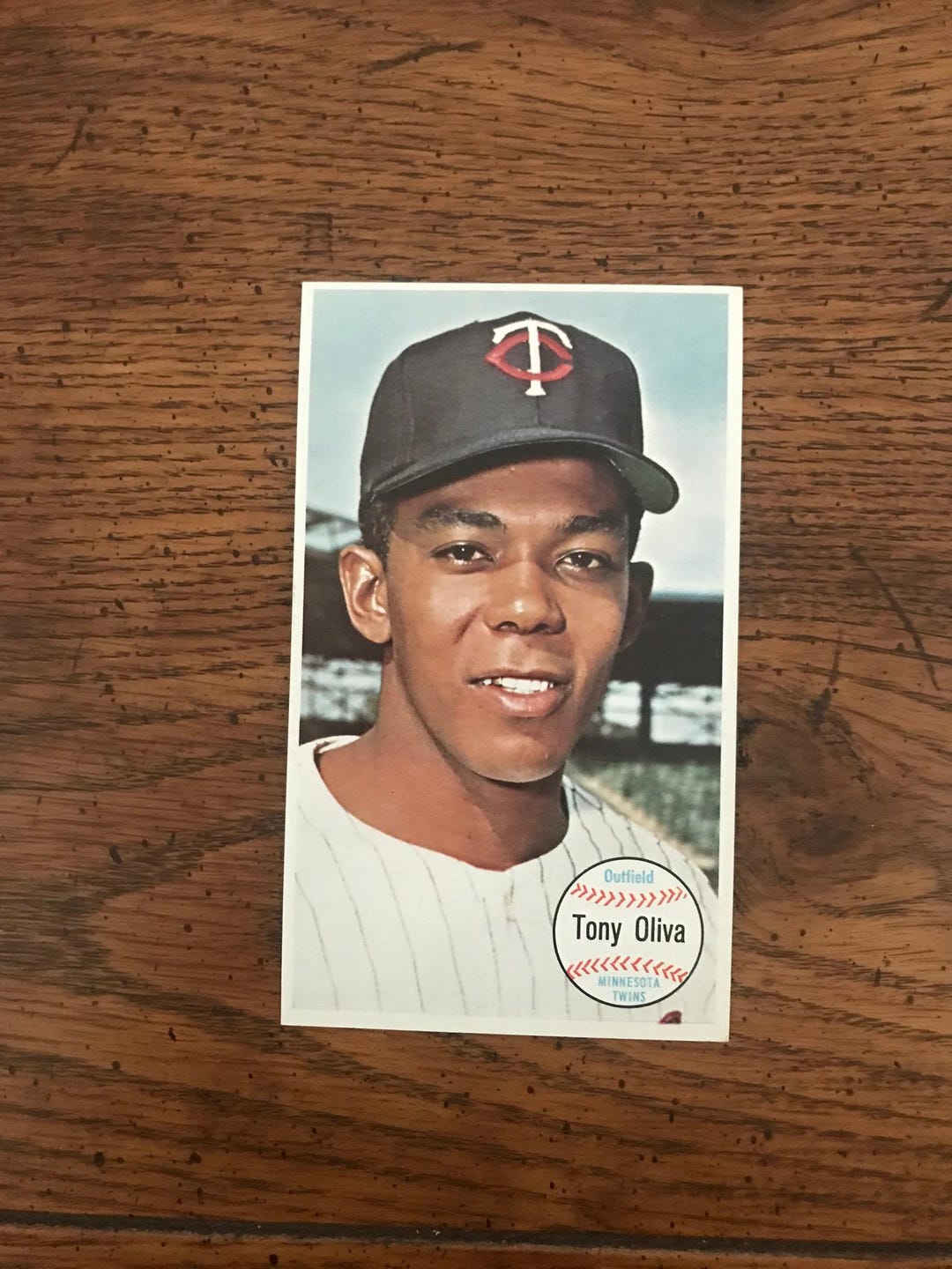 TOPPS MLBカード TIER ONE TONY OLIVA MINNESOTA TWINS /50 #T1AR-TO 送料無料 中古 IT1 Tony Oliva Large Giant Size 1964 Topps Baseball Card (original
