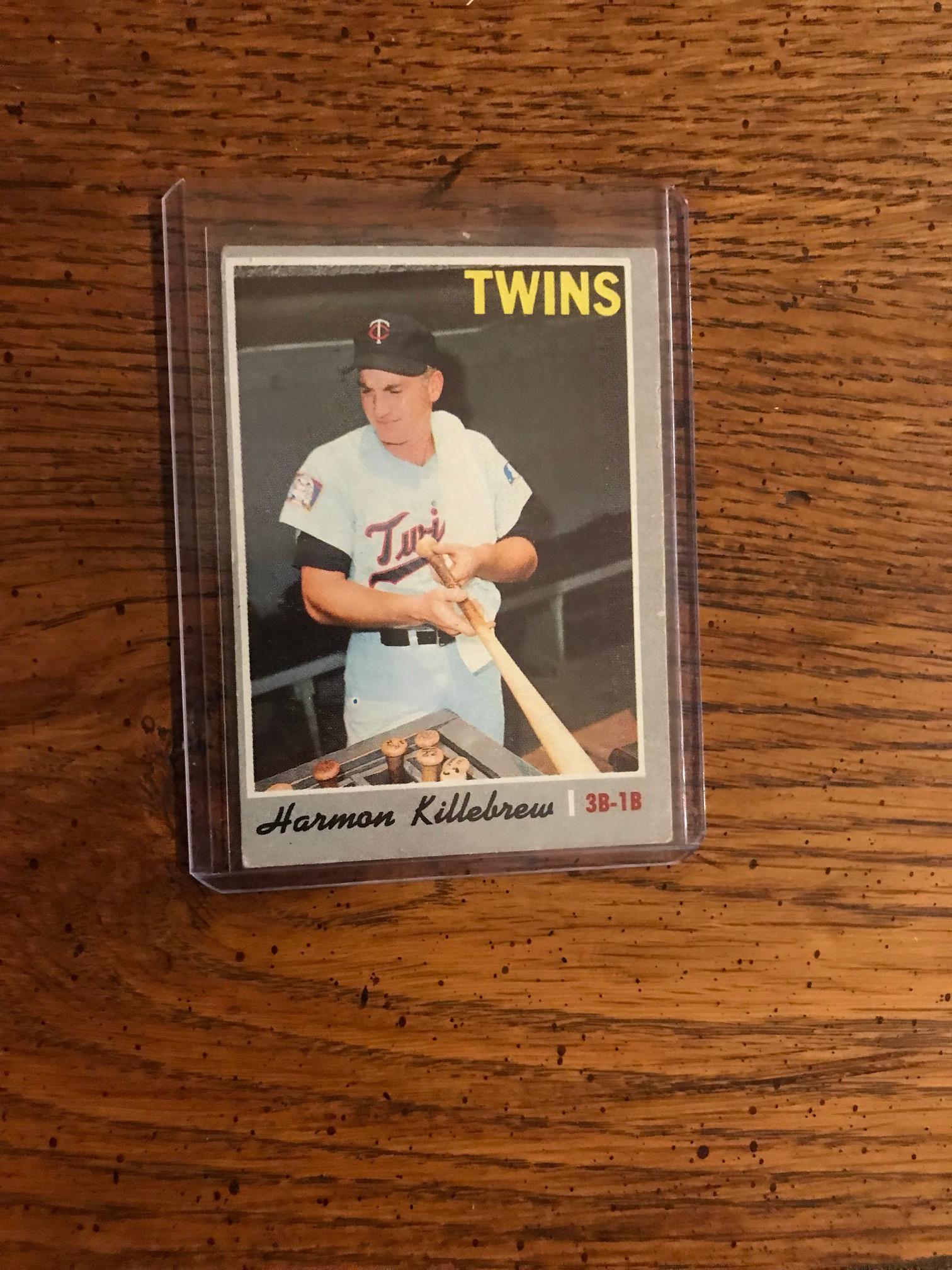 did harmon killebrew chew tobacco The Twins Harmon Killebrew 1970 Baseball Card