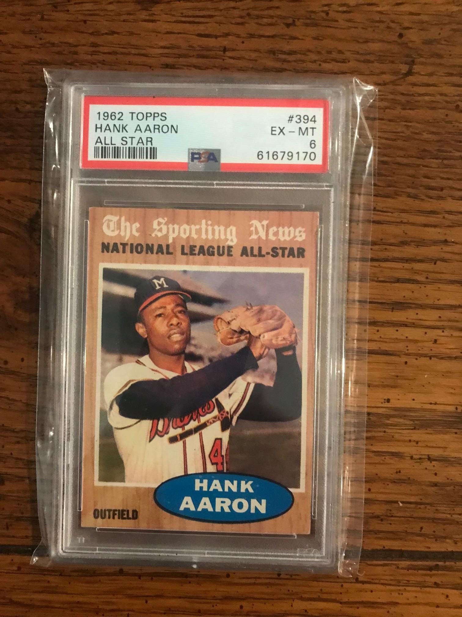 Hank Aaron 1962 Topps All Star Topps Baseball Card PSA 6 (original Issue) (as Pictured) (6047) - Etsy Hank Aaron 1962 Topps All Star Topps Baseball Card PSA 6 (original Issue) (as Pictured) (6047) - Etsy