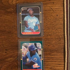 Bo Jackson Rookies 2 Different Cards (As Pictured) (04779)
