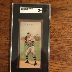 Carte Chase/Sweeney 1911 T201 La Mecque Cigarettes double pli SGC 2 (original) (04942)