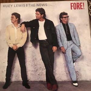 Huey Lewis & The News LP Fore  (B006)