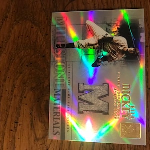 Bill Dickey Game Used Material Patch 2002 Topps Milestone Materials Card (Originalausgabe) (Wie abgebildet) (4627)