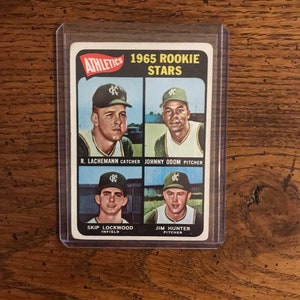 Jim Hunter and John Odom Rookie 1965 Topps (wie abgebildet) (Originalausgabe) (3135)