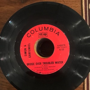 Simon & Garfunkel 45 Bridge Over Troubled Water  (Original Issue) (192)