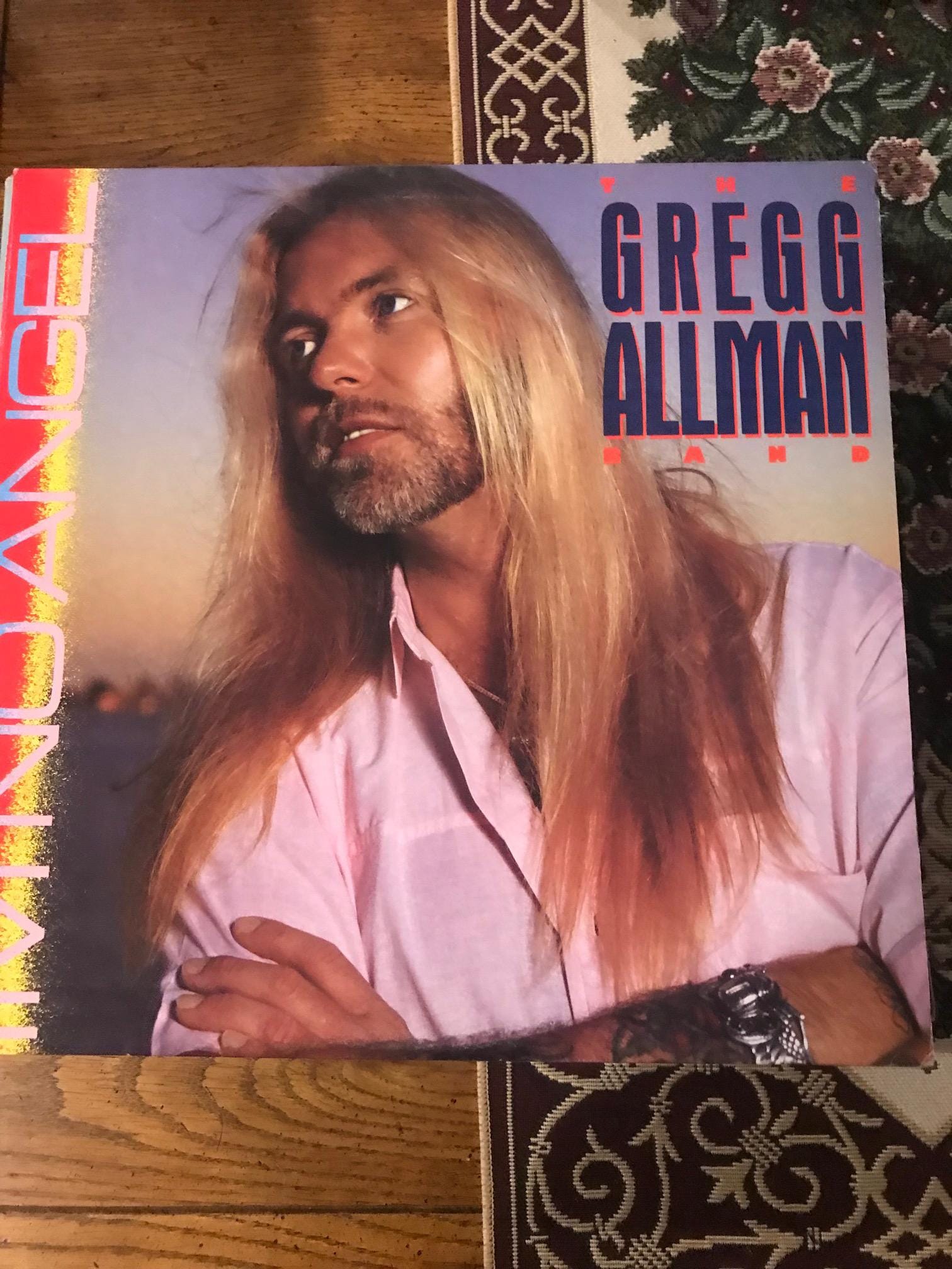 Gregg Allman Band LP I'm No Angel Free Shipping in the USA (B007