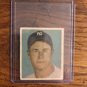 Carta da baseball Bowman di Joe Page del 1949 (edizione originale) (come in foto) (5531)