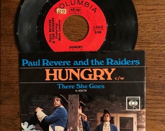 Paul Revere and The Raiders 45 With Picture Sleeve Hungry (191)