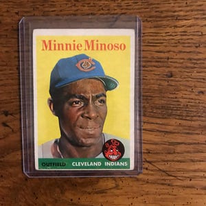 Minnie Minoso 1958 Topps Baseball Card (come da foto) (edizione originale) (5105)