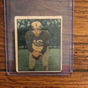 Arnold Galiffa 1951 Hit Parade Of Champions voetbalkaart (originele uitgave) (zoals afgebeeld) (5934)