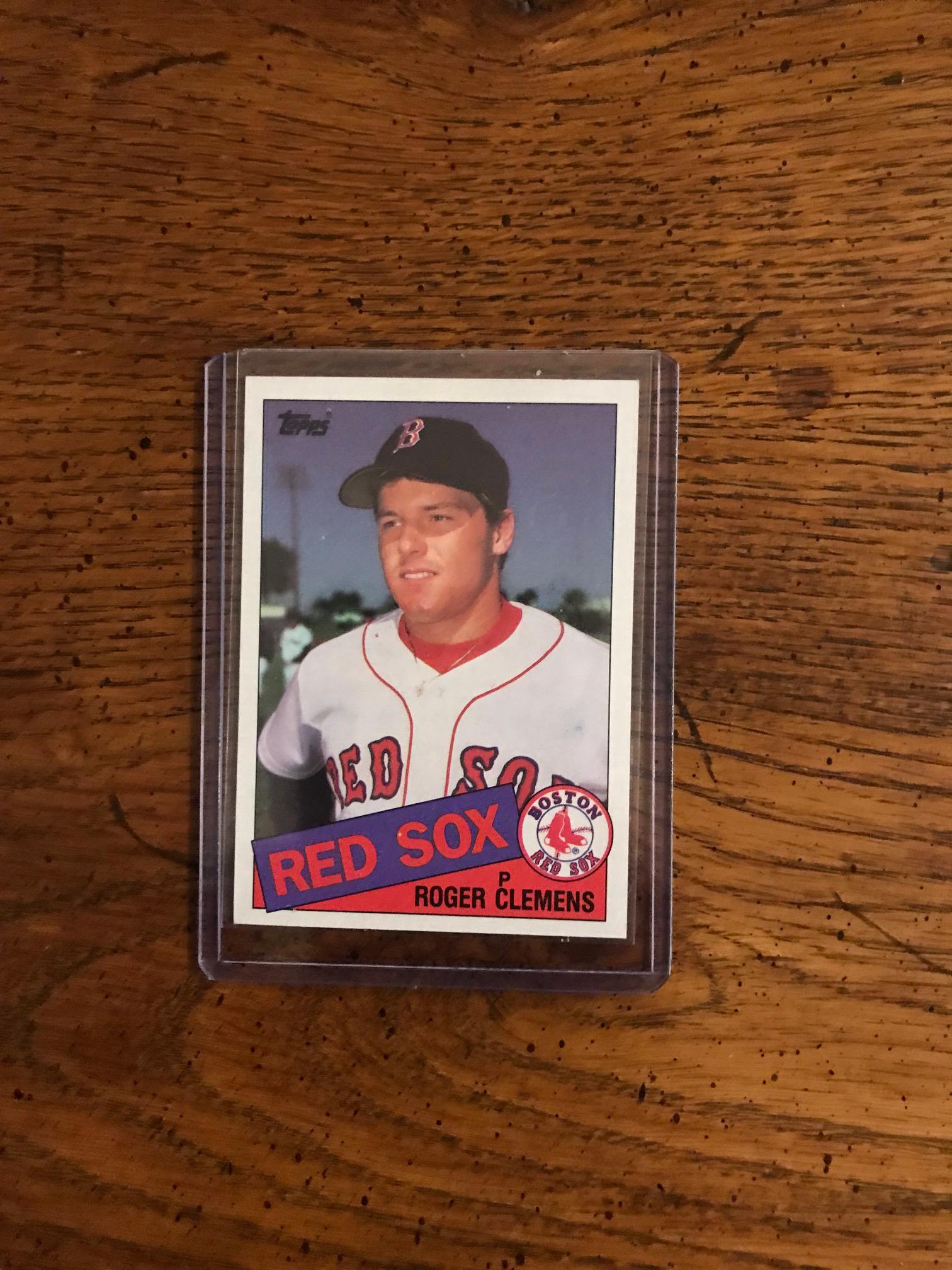 ロジャー クレメンス ルーキー 1985 Topps ベースボール カード 