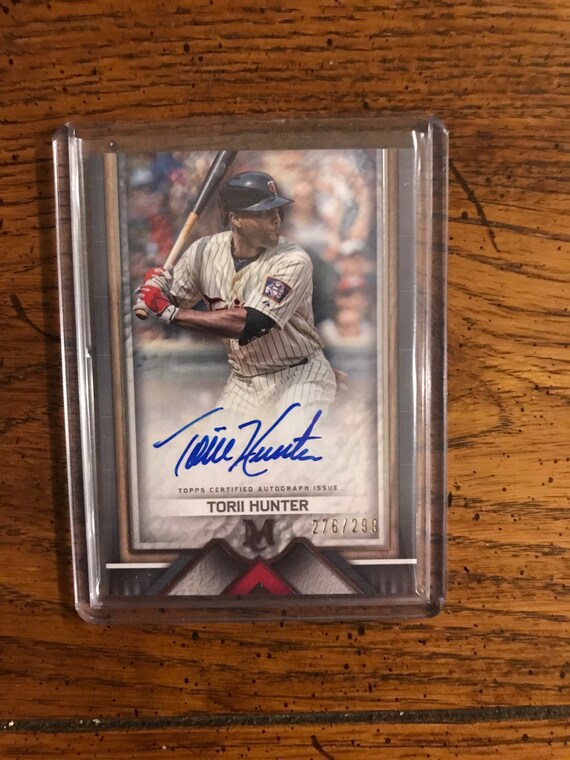 Torii Hunter Autograph Topps Museum Archival (original Issue) (as
