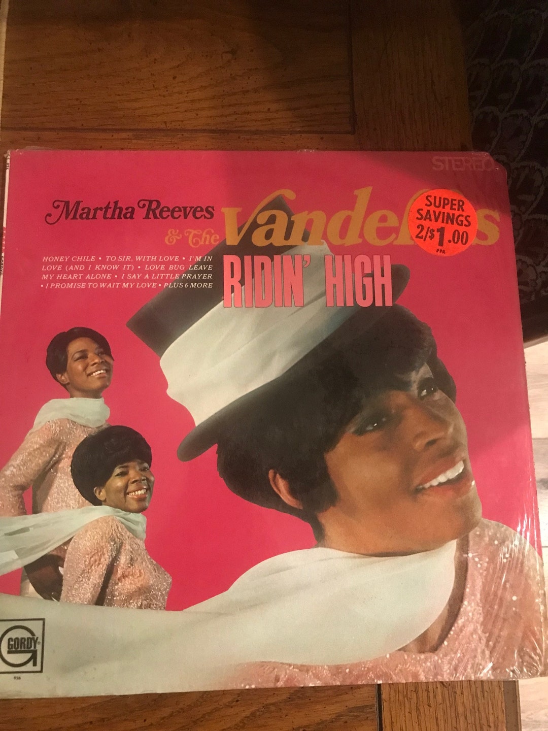 Matrha Reeves and the Vandellas Vinyl LP Ridin' High Free Shipping in ...