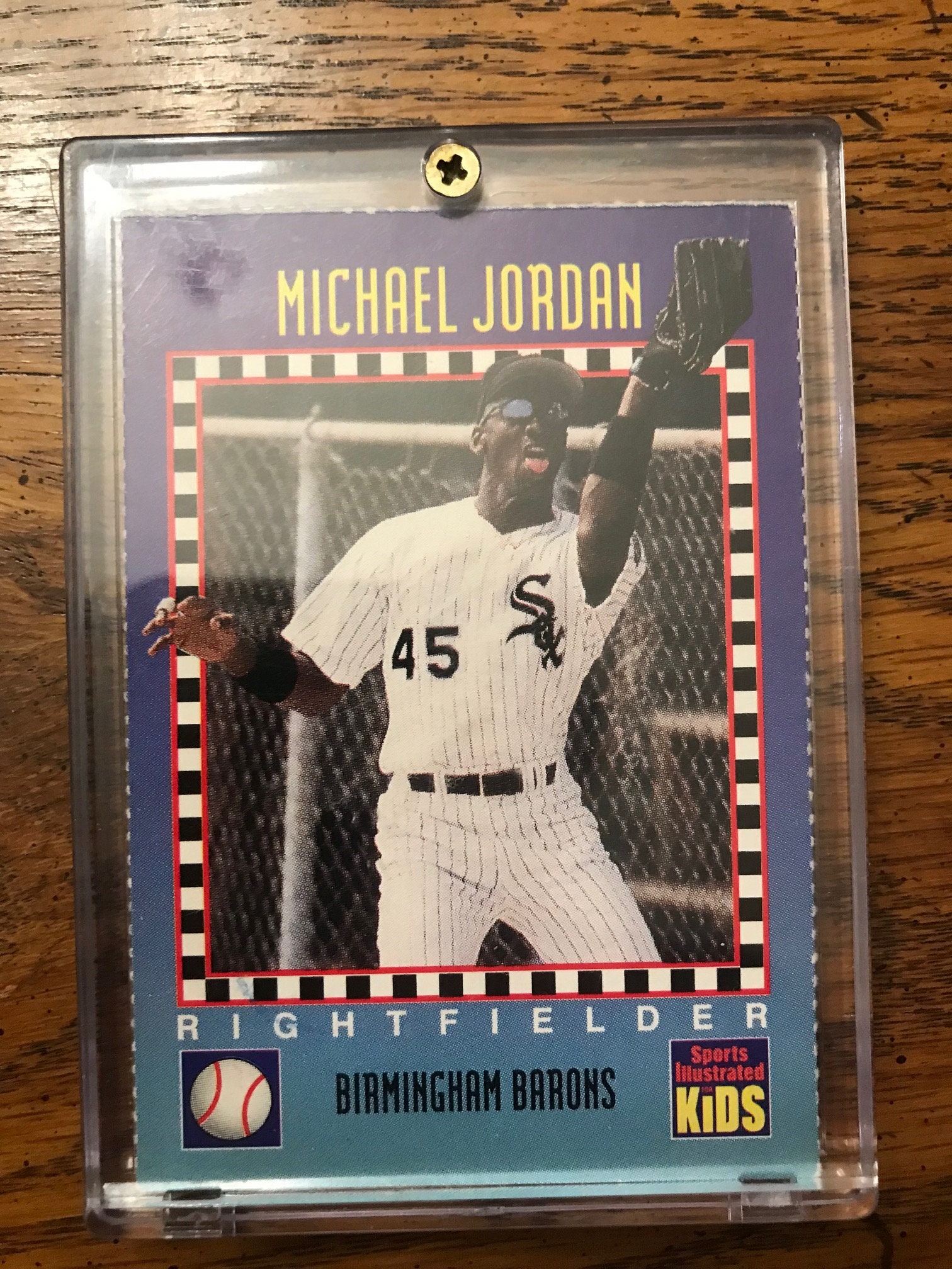 Michael Jordan S.I. for Kids Baseball Card original Issue 