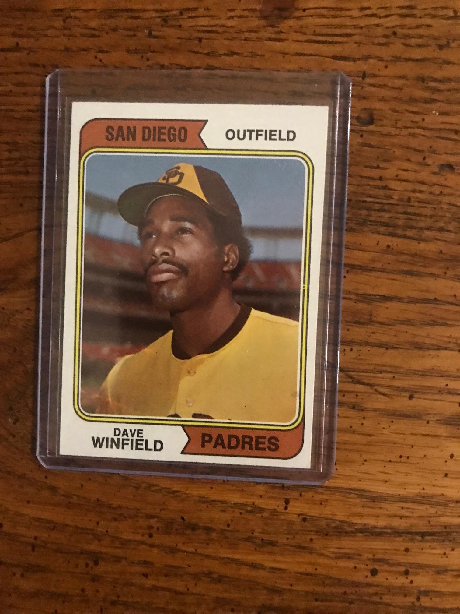 デイブ・ウィンフィールド ルーキー 1974 Topps ベースボールカード