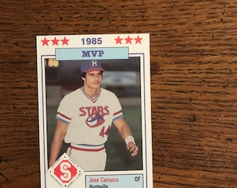 ホセ・カンセコ 直筆サイン入り ルーキー ベースボール カード 1986 No