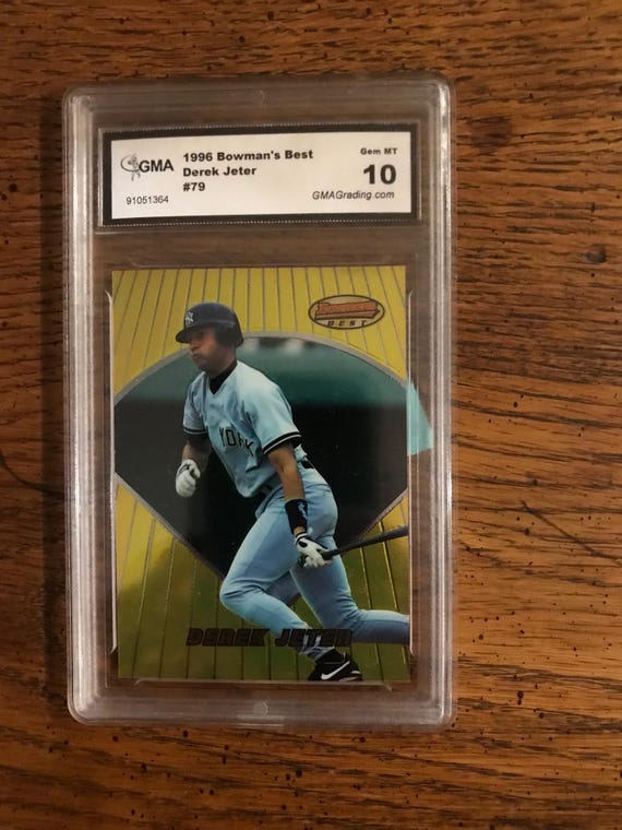 graded derek jeter rookie card Amazon.com: YUGIOH: OBELISK SLIFER RA - ULTRA RARE HOLO NM - EGYPTIAN GOD  CARDS main image 1