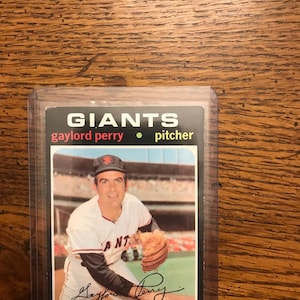 Gaylord Perry 1971 Topps Baseball Card (As Pictured)  (Original Issue) (5759)