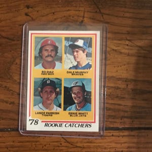 Dale Murphy/Lance Parrish Rookie 1978 Topps Baseball Card (come da foto) (05788)